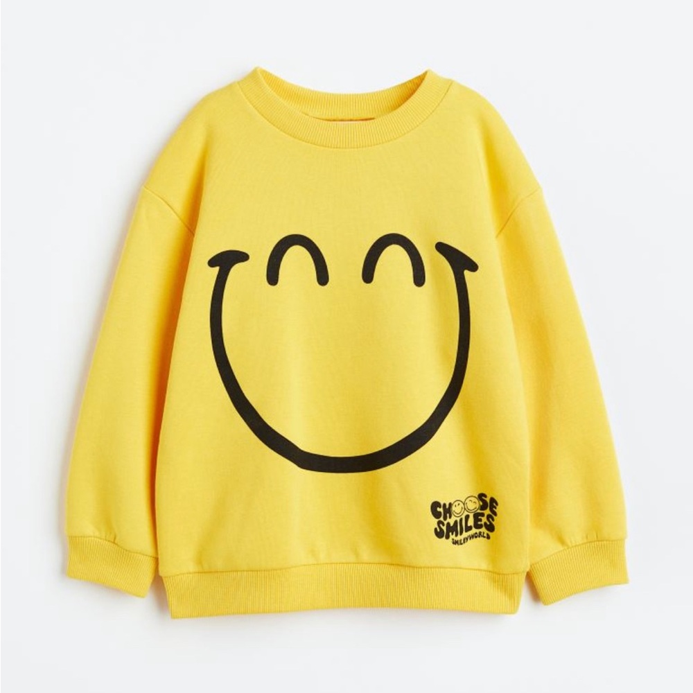 Smiley Printed Sweatshirt